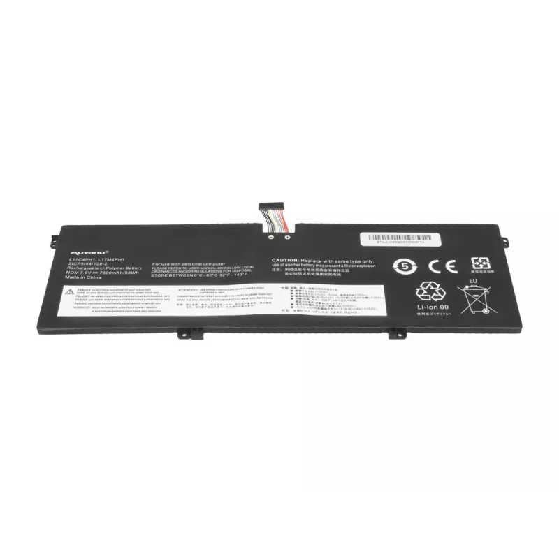 MOVANO Battery L17C4PH1 for Lenovo Yoga C930-13IKB - 7600 mAh (58 Wh)