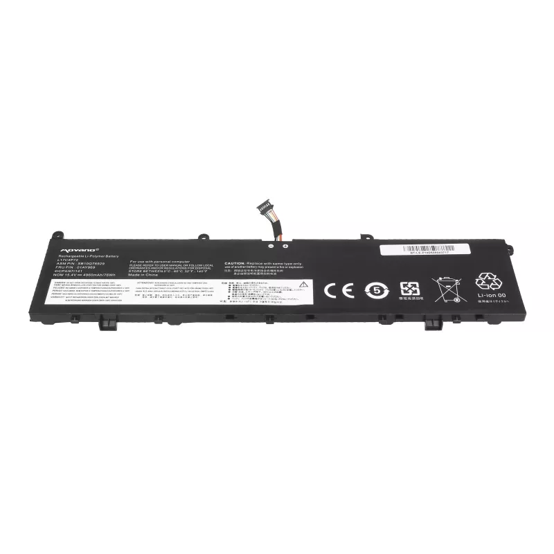 MOVANO Battery L17C4P72 L17M4P72 for Lenovo ThinkPad P1 X1 Extreme 1st 2nd Gen 01AY969 - 4960 mAh (76 Wh)