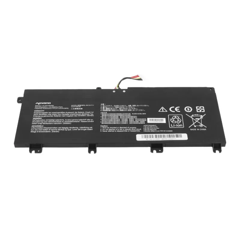 MOVANO Battery B41N1711 for Asus ROG Strix GL703VD GL503VM GL503VD FX503VM - 4240 mAh (64 Wh)