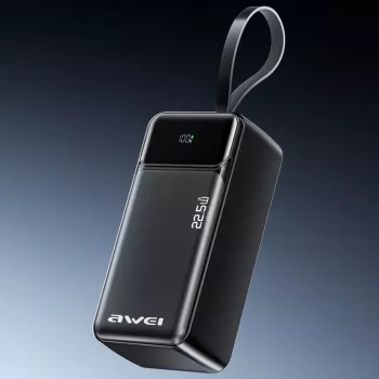 AWEI PA-105 Power Bank 40000mAh 22.5W PD QC 3.0 USB-C Black