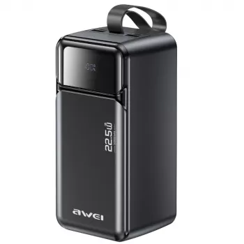 AWEI PA-106 Power Bank 50000mAh 22.5W PD 3xUSB-C Black