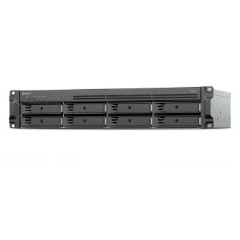 Synology RackStation RS1226+ 8-Bay Rackmount NAS Server, AMD Ryzen V1500B 2.2GHz, 4GB DDR4 ECC, 2x 2.5GbE, Diskless