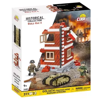 COBI Historical Collection Goliath Tracked Mine Warsaw Uprising 1:35 Scale Model Building Kit - 311 Pieces