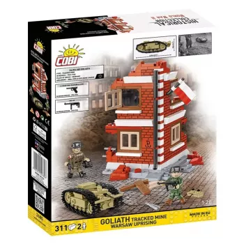 COBI Historical Collection Goliath Tracked Mine Warsaw Uprising 1:35 Scale Model Building Kit - 311 Pieces