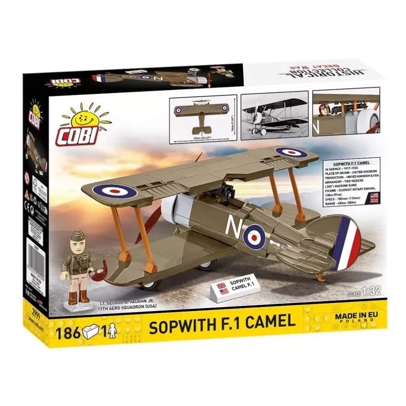 COBI 186 PCS HC GREAT WAR / 2999 / Sopwith F.1 Camel