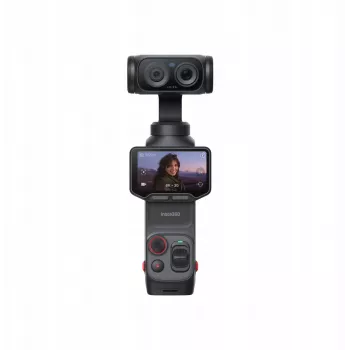 Insta360 Luna Ultra Standard Bundle Cosmic Black 5.7K 360 Camera with 1-Inch Sensor, FlowState Stabilization, 72MP Photos, 2.29 inch Touchscreen, 81-Min Battery