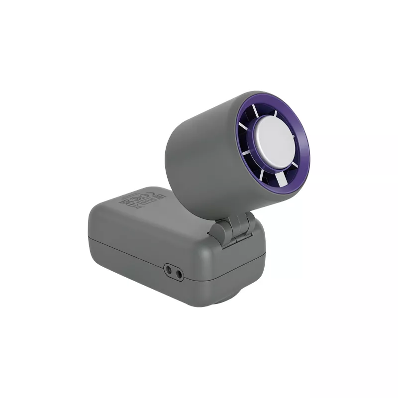 Verbatim Cool'n'Go Ice Touch Mini Handheld Fan (Violet/Grey)