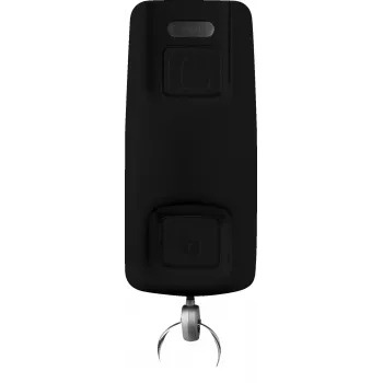 ABUS Security-Center HomeTec Pro Remote Control CFF3100 – 2-Channel Wireless Key Fob for CFA3000/CFA3010 Door Lock Actuators, 868.3 MHz, Silver
