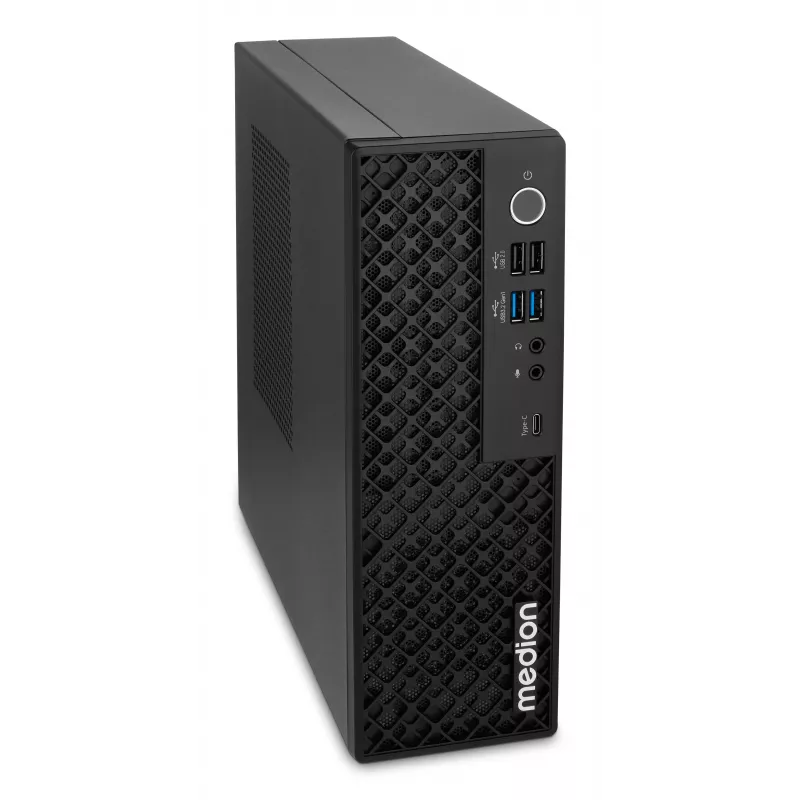 Medion 10026214 PICOWORX T80III MD340101 Mini PC, Intel Processor N100, 16GB RAM, 512GB SSD, Windows 11 Pro, Wi-Fi 6, Black