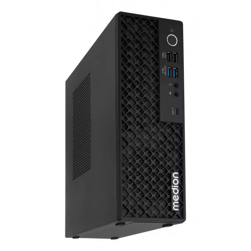 Medion 10026214 PICOWORX T80III MD340101 Mini PC, Intel Processor N100, 16GB RAM, 512GB SSD, Windows 11 Pro, Wi-Fi 6, Black
