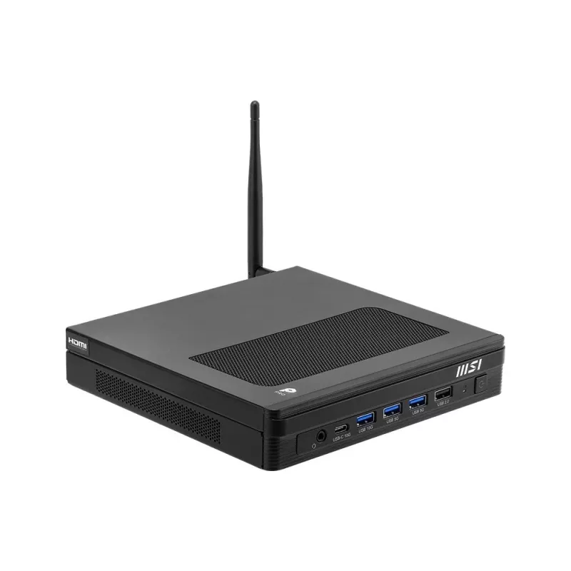 MSI PRO DP10 A14MG-003BEU Mini PC - Intel Pentium Gold G7400, 8GB RAM, 256GB SSD, Wi-Fi 6, Black