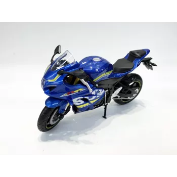 PULIO MSZ 1:12 Suzuki GSX-R1000 Blue Diecast Motorcycle Model