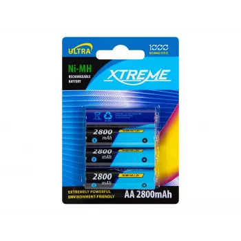 BLOW Rechargeable Battery R6 NiMH AA 2800mAh XTREME 4-Pack