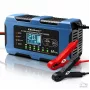 Qoltec 52669 Intelligent Battery Charger 12V 6A with Repair Function for AGM GEL LiFePO4