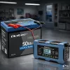 Qoltec 52669 Intelligent Battery Charger 12V 6A with Repair Function for AGM GEL LiFePO4