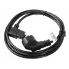 LANBERG CA-C13C-12CC-0030-BK 3m Angled Schuko to IEC C13 Power Cord, H05VV-F 3G1.0, VDE, Black
