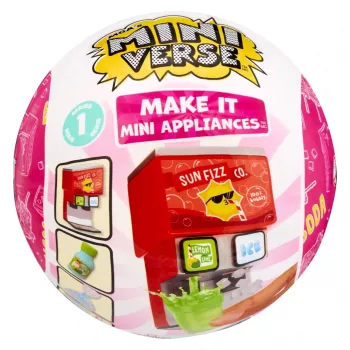 MGA Miniverse Make It Mini Soda Dispenser Diner Series 1 DIY Miniature Craft Kit
