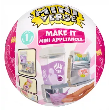 MGA Miniverse Make It Mini Boba Machine DIY Craft Kit