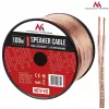 MACLEAN MCTV-512 Speaker Cable 100m 2x1.5mm² Transparent OFC Bulk Reel