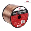 MACLEAN MCTV-512 Speaker Cable 100m 2x1.5mm² Transparent OFC Bulk Reel