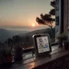 GREENBLUE GB169 B Wireless Weather Station with Color Display and Outdoor Sensor