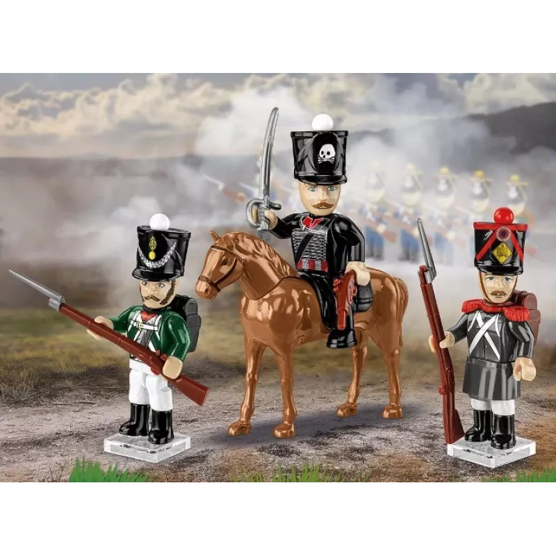 COBI KLOCKI Napoleonic Era Soldiers Building Block Minifigures – French Infantry Soldier, 25 Pieces, Historical Collection