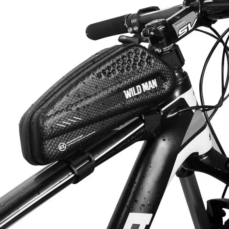 WILDMAN EX 1L Bicycle Frame Bag Black