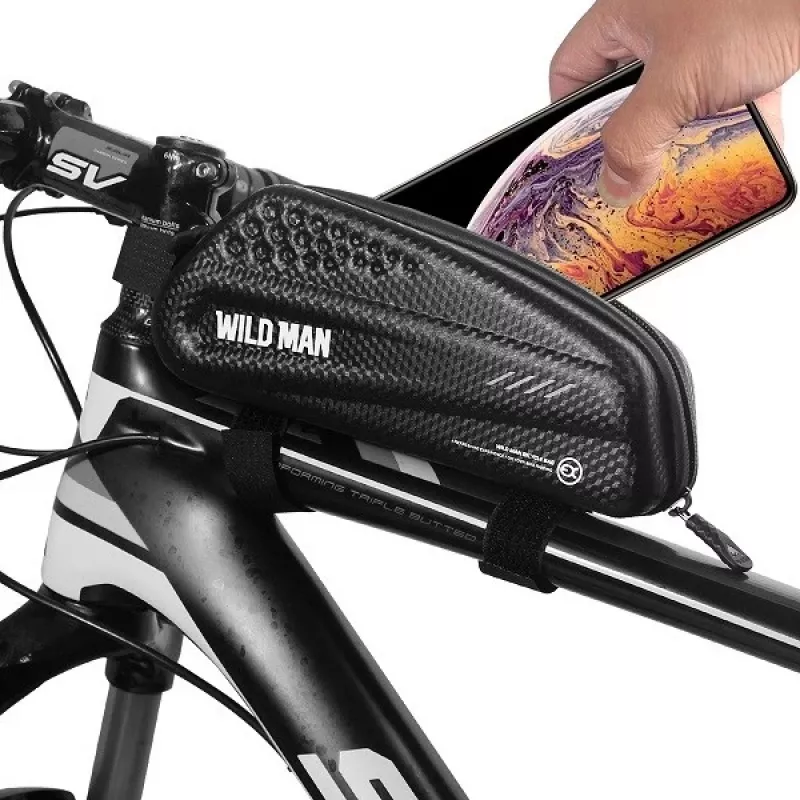 WILDMAN EX 1L Bicycle Frame Bag Black