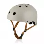 Lionelo LO-HELMET Beige Sand Bicycle Helmet – In-Mold PC Shell, 24 Vents, Headlock Dial, CE EN 1078, Size L 58-61 cm