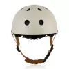 Lionelo LO-HELMET Beige Sand Bicycle Helmet – In-Mold PC Shell, 24 Vents, Headlock Dial, CE EN 1078, Size L 58-61 cm