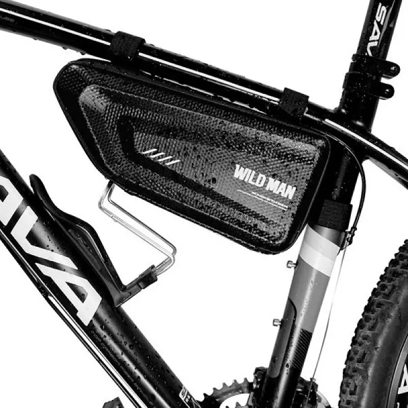 WILDMAN E4 Bicycle Frame Bag L 1.5L Black