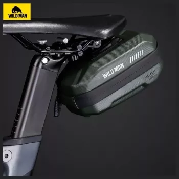 WILDMAN GD700 Bicycle Saddlebag Case Green