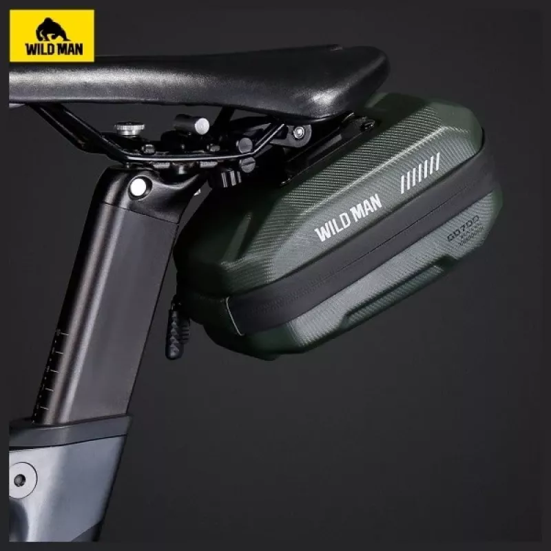 WILDMAN GD700 Bicycle Saddlebag Case Green