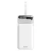 Savio BA-15 Power Bank 50000 mAh White