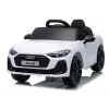 LEAN CARS Audi A5L HL788 12V Kids Electric Ride-On Car with Remote Control, White