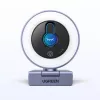UGREEN 2K QHD Webcam with LED Fill Light and Built-in Microphone, 30fps, USB 2.0, Autofocus, 80° FOV, Clip-on & Tripod Ready, Black