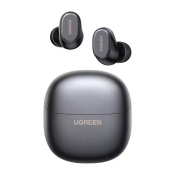 UGREEN WS220 TWS True Wireless Bluetooth 5.0 Earbuds with Charging Case, Touch Control, IPX4 Water Resistance, Built-in Mic, 16h Total Battery Life - Black