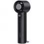 USAMS Ice-Cooling Handheld Fan 2000mAh Black - Portable Semiconductor Cooling Fan with USB-C, 3 Speeds, Detachable Base