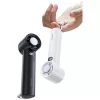 USAMS Ice-Cooling Handheld Fan 2000mAh Black - Portable Semiconductor Cooling Fan with USB-C, 3 Speeds, Detachable Base