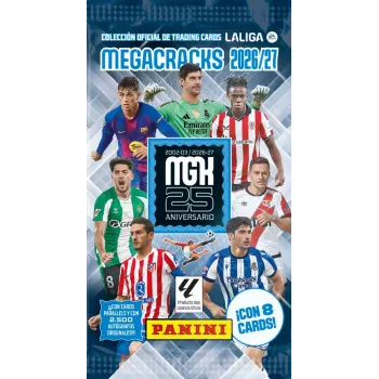 Panini La Liga 2027 Adrenalyn XL Trading Card Game Display Box – 50 Sachets (300 Cards)