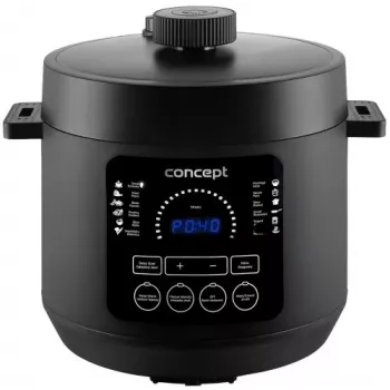 CONCEPT CK6001 Multicooker 5L 900W 10 Programs Non-stick Black/Stainless Steel