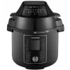 CONCEPT CK8000 Multicooker with Air Fryer Function, 6L Pot, 3.5L Basket, 1500W, 10 Programs, Black/Silver