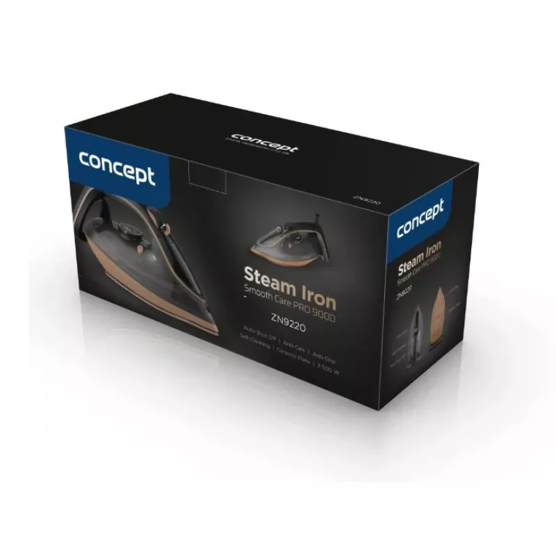 CONCEPT Steam Iron 3500W ZN9220 Ceramic Soleplate 380ml