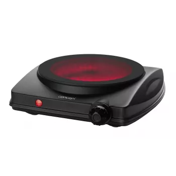 CONCEPT VE3065 Single Electric Hot Plate 1250W Black