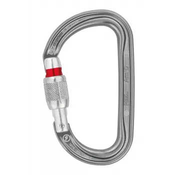 AMD Screw Lock Carabiner PETZL - 27 kN Major Axis Strength, Aluminum, CE EN 12275 B, UIAA