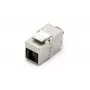 DIGITUS DN-93615-D CAT 6A Shielded Keystone Module, Tool-Free, Zinc Die-Cast, 10GBase-T, 500 MHz, T568A/B, PoE++