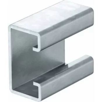 OBO DSK 25 FT Spacer for US 3-Stiel Profile 46x40x22.5 mm Hot-Dip Galvanized