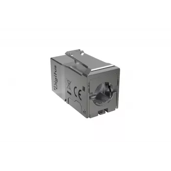 DIGITUS Keystone Module Cat. 6A, Shielded, Tool-Free, RJ45, Silver
