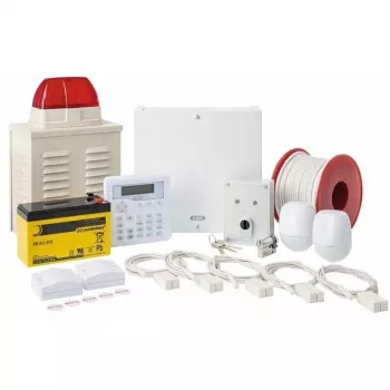 ABUS Terxon SX Wired Alarm System Set, 8 Zones, Expandable to 32, VdS Class A