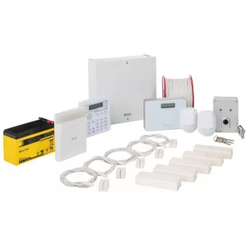 ABUS Terxon SX Wired Alarm System Control Panel with 8 Zones and Integrated PSTN Dialer